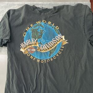 Harley-Davidson Black Graphic T-Shirt for Men